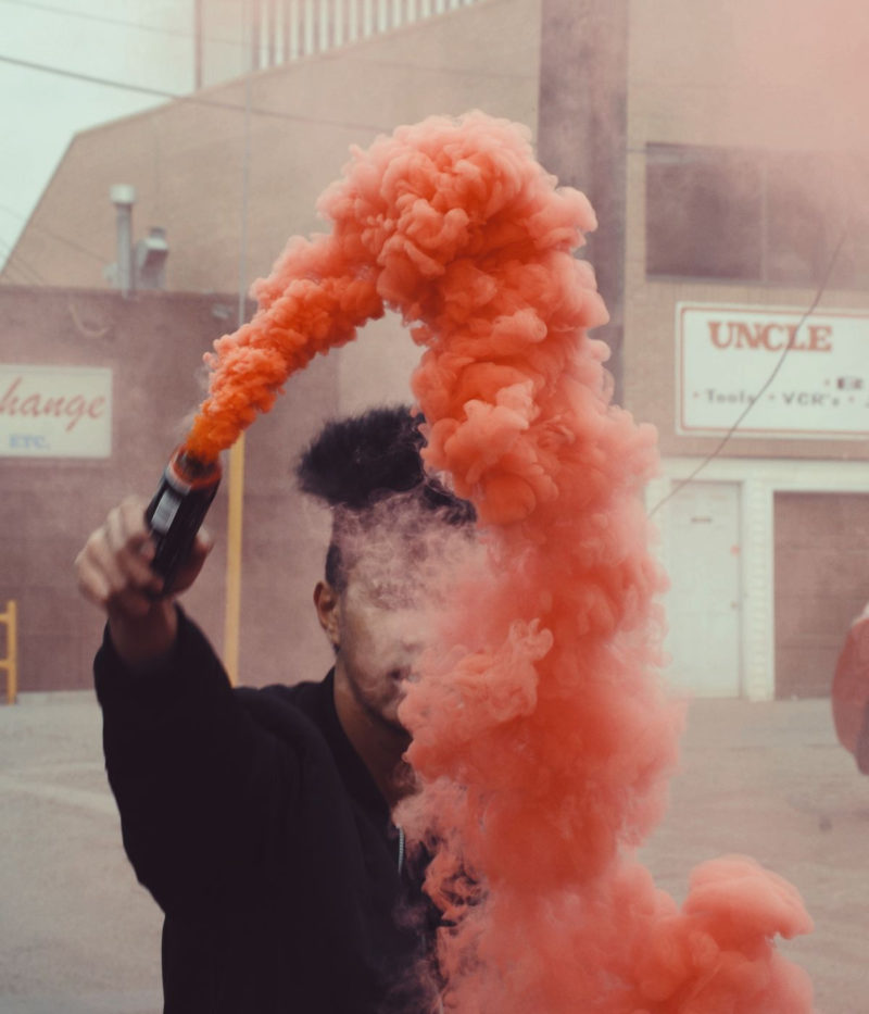 Red Smoke Bomb