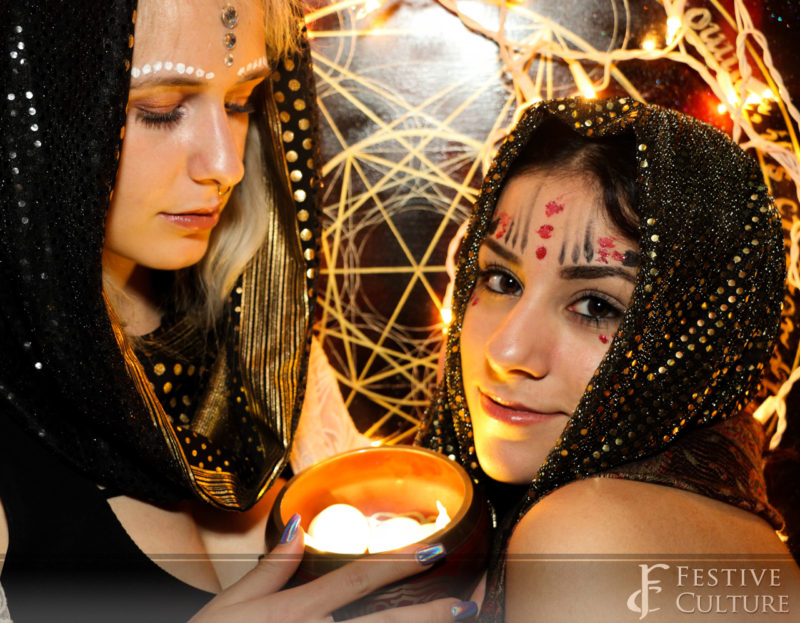 Festive Culture Red Chakra Photoshoot
